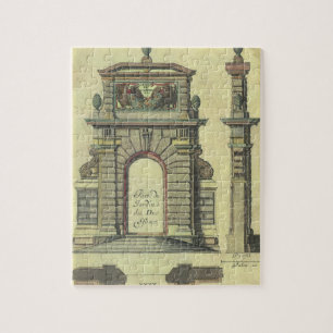 Puzzle Arc de Portail de Jardin Vintage, Architecture Ren