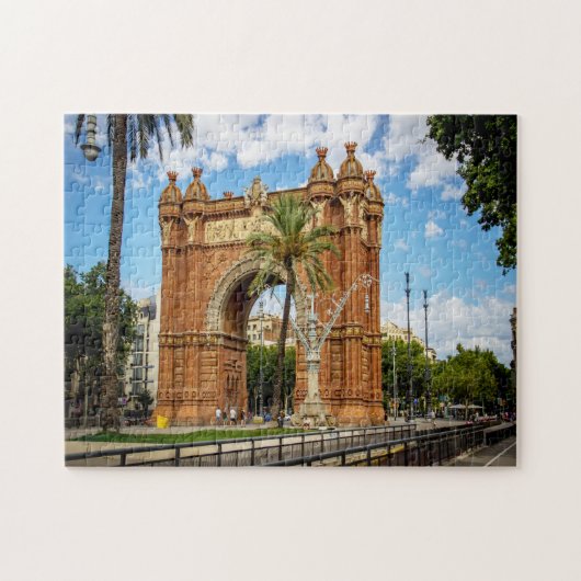 Puzzle Arc de Triomf de Barcelone. (Horizontal)