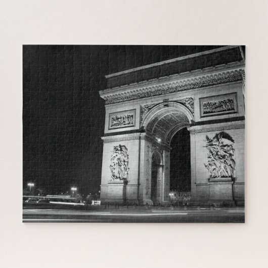 Puzzle Arc de Triomphe la nuit à Paris (Horizontal)