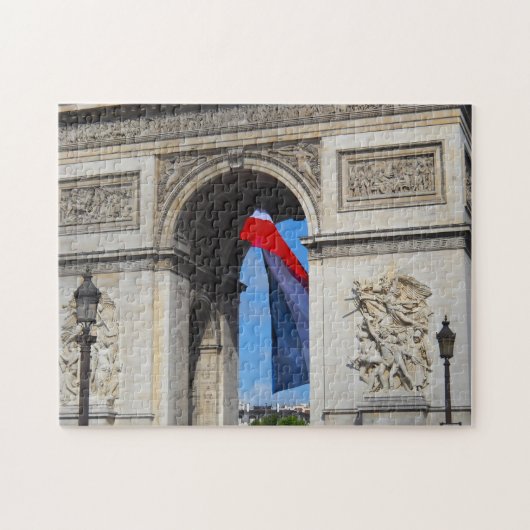 Puzzle Arc de Triomphe Paris. (Horizontal)