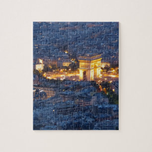 Puzzle Arc De Triomphe Paris France Ville Cosmopolite