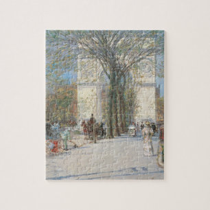 Puzzle Arc de Washington, Printemps par Frederick Childe 