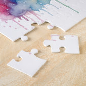 Puzzle arc-en-ciel aquarelle (Côté)