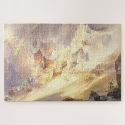 Puzzle Arc en ciel au-dessus de Yellowstone, Moran 1900 (Horizontal)