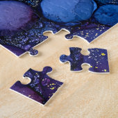 Puzzle Arc en ciel bulle texture fluide Art (Côté)