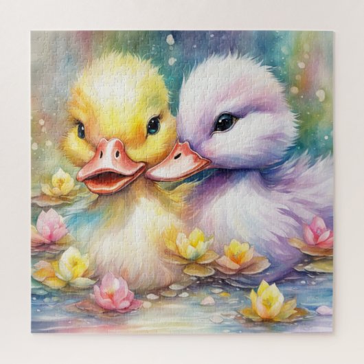 Puzzle Arc-en-ciel Canard 4 (Vertical)