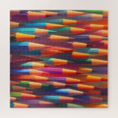 Puzzle Arc-en-ciel coloré Palette d'aquarelle (Horizontal)