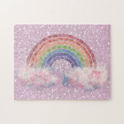 Puzzle Arc-en-ciel dans l'Abstrait du nuage (Horizontal)