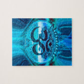 Puzzle Arc-en-ciel de bleu de Namaste (Horizontal)