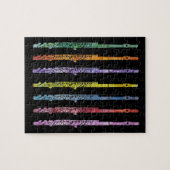 Puzzle Arc-en-ciel des cannelures (Horizontal)