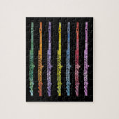 Puzzle Arc-en-ciel des cannelures (Vertical)