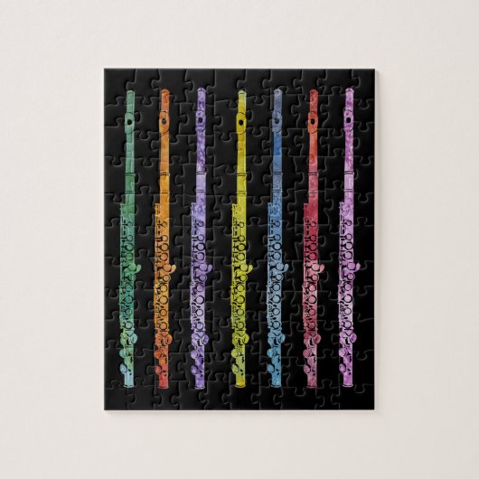 Puzzle Arc-en-ciel des cannelures (Vertical)