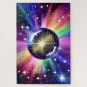 Puzzle Arc en ciel Disco Mirror Ball rotation dans l'espa (Vertical)