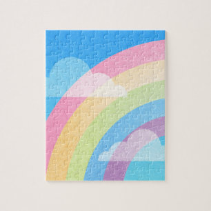 Puzzle Arc-en-ciel en pastel