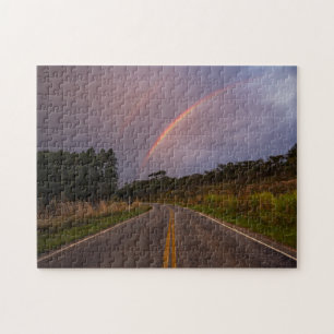 Puzzle Arc-en-ciel et route
