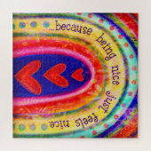 Puzzle Arc En Ciel Être Nice Sent Joli Inspiritisme (Horizontal)