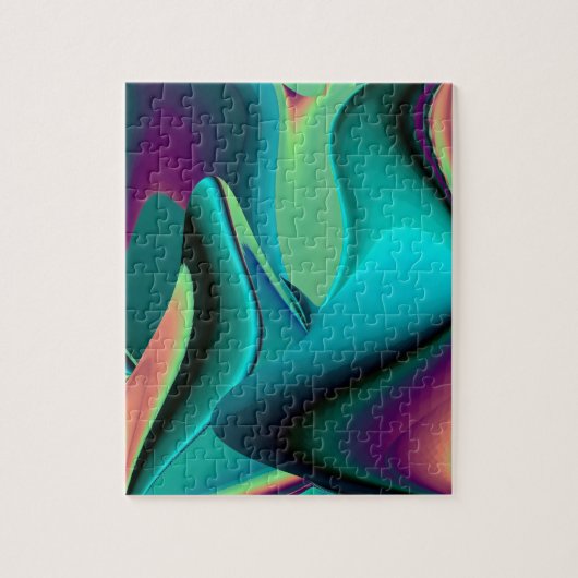 Puzzle arc-en-ciel futuriste et Abstrait (Vertical)