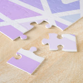 Puzzle arc-en-ciel géométrique difficile (Côté)