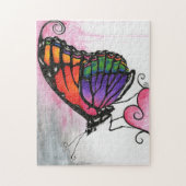 Puzzle Arc en ciel Monarque papillon Imaginaire original  (Vertical)