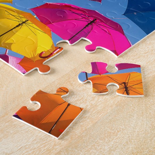 Puzzle Arc-en-ciel parapluie Whimsical coloré (Côté)