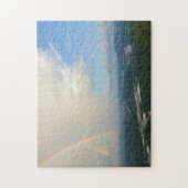 Puzzle Arc en ciel sur Chattanooga, Tennessee - 11x14 pou (Vertical)