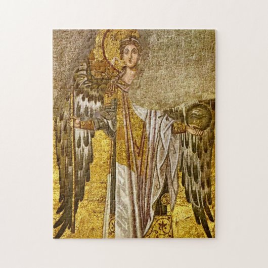 Puzzle Archange Gabriel Icône de mosaïque byzantine (Vertical)