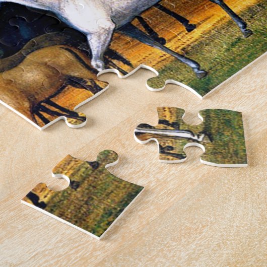 Puzzle Arche de Noé, tableau d'Edward Hicks (Côté)