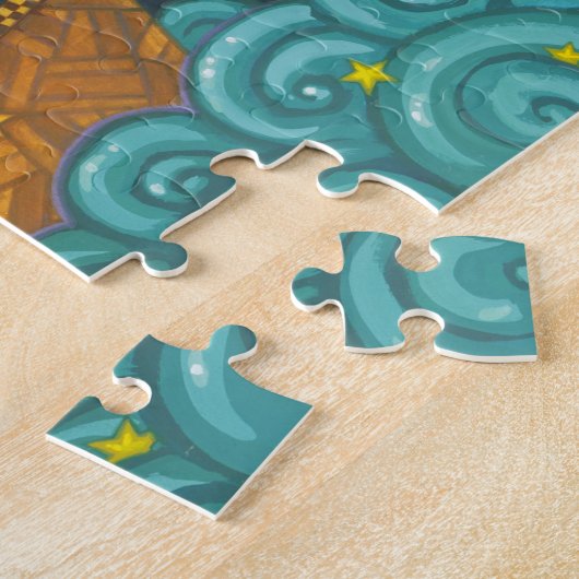 Puzzle Arche la nuit (Côté)