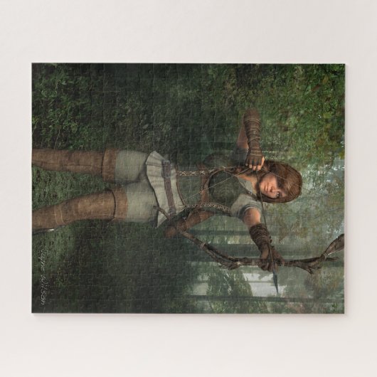 Puzzle Archer dans la forêt (Horizontal)