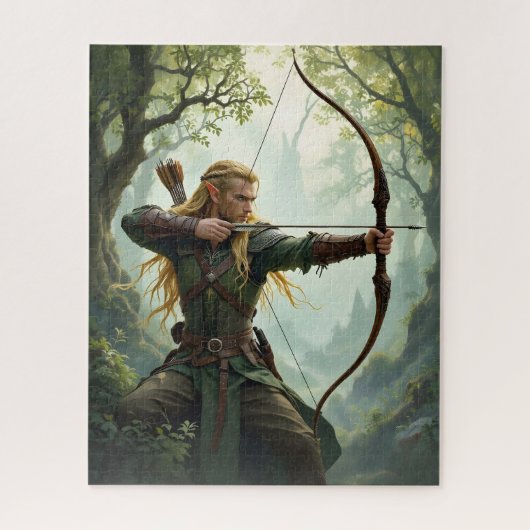 Puzzle Archer elfe du royaume des bois (Vertical)