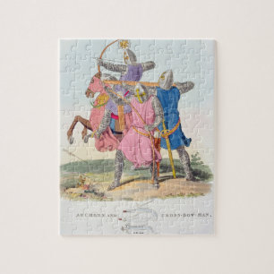 Puzzle Archers et un arbalétrier, 1312, 'd'AR antique