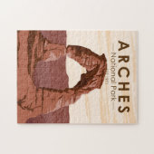 Puzzle Arches Parc National Delicate Arc Vintage (Horizontal)