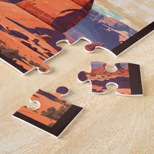Puzzle Arches Parc National Moab Utah Delicate Arch (Côté)