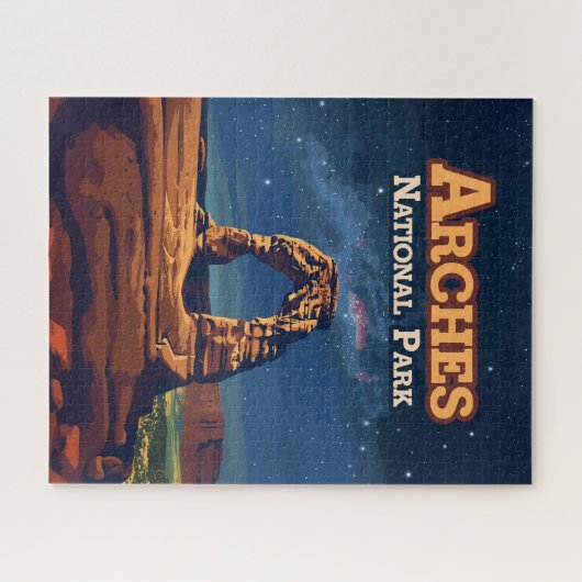 Puzzle Arches Parc National Utah Delicate Arch Moab (Horizontal)