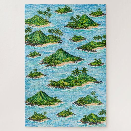 Puzzle Archipel d'île tropicale (Vertical)