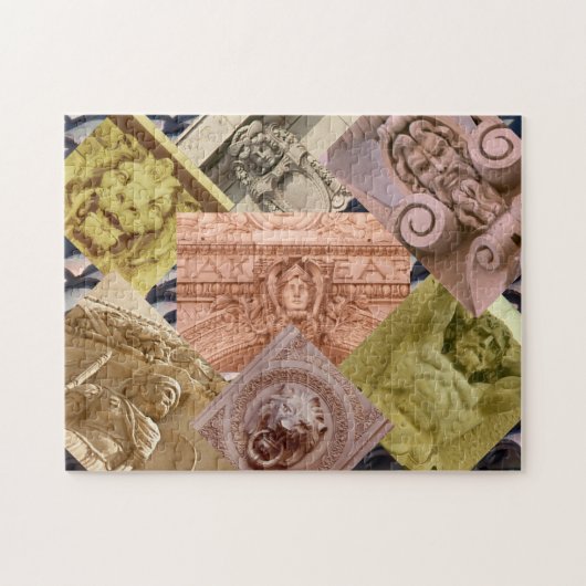 Puzzle - Architecturale elementen Legpuzzel (Horizontaal)