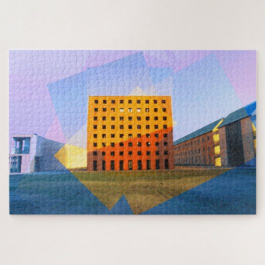 Puzzle Architecture Aldo Rossi bâtiment à Modène, Italie (Horizontal)