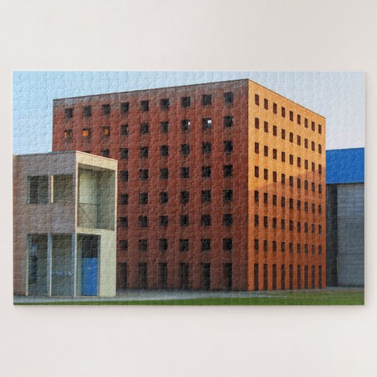 Puzzle Architecture Aldo Rossi bâtiment à Modène, Italie (Horizontal)