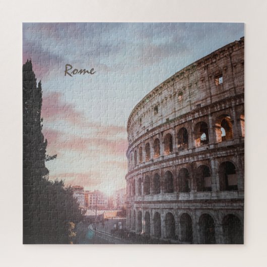 Puzzle Architecture antique Rome coucher de soleil ville (Vertical)
