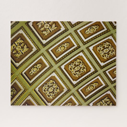 Puzzle Architecture Brown et verte (Horizontal)