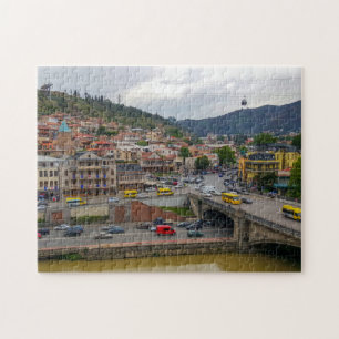 Puzzle Architecture cityscape de Tbilissi Géorgie