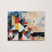 Puzzle Architecture côtière cubiste (Horizontal)