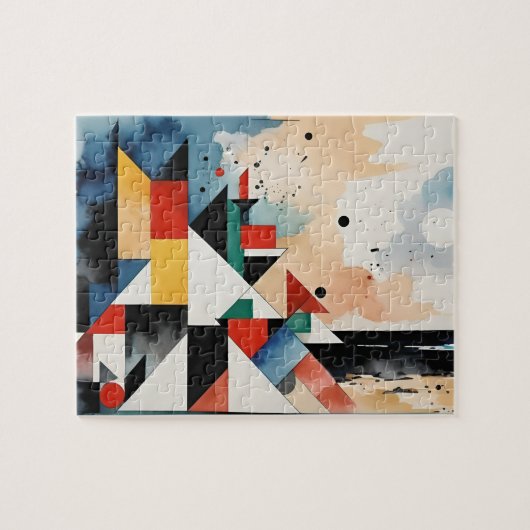 Puzzle Architecture côtière cubiste (Horizontal)