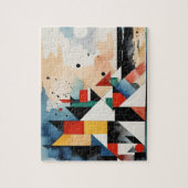 Puzzle Architecture côtière cubiste (Vertical)