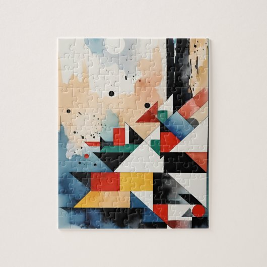 Puzzle Architecture côtière cubiste (Vertical)