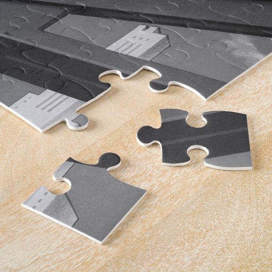 Puzzle Architecture de gratte-ciel de construction en aci (Côté)