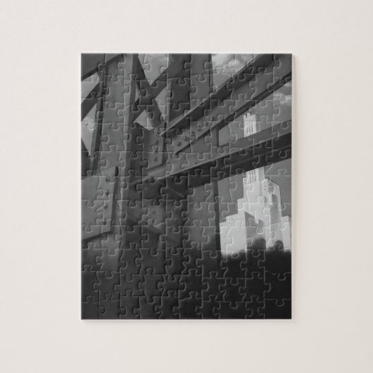 Puzzle Architecture de gratte-ciel en construction en aci (Vertical)