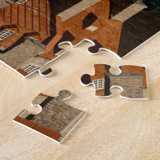 Puzzle Architecture de petite ville Art Bold et belle Jig (Côté)