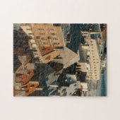 Puzzle Architecture de petite ville Art Bold et belle Jig (Horizontal)