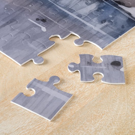 Puzzle Architecture du Sakura rose japonais (Côté)